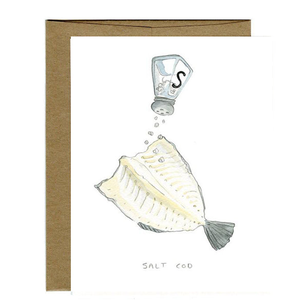 Greeting Cards - Salt Cod Card