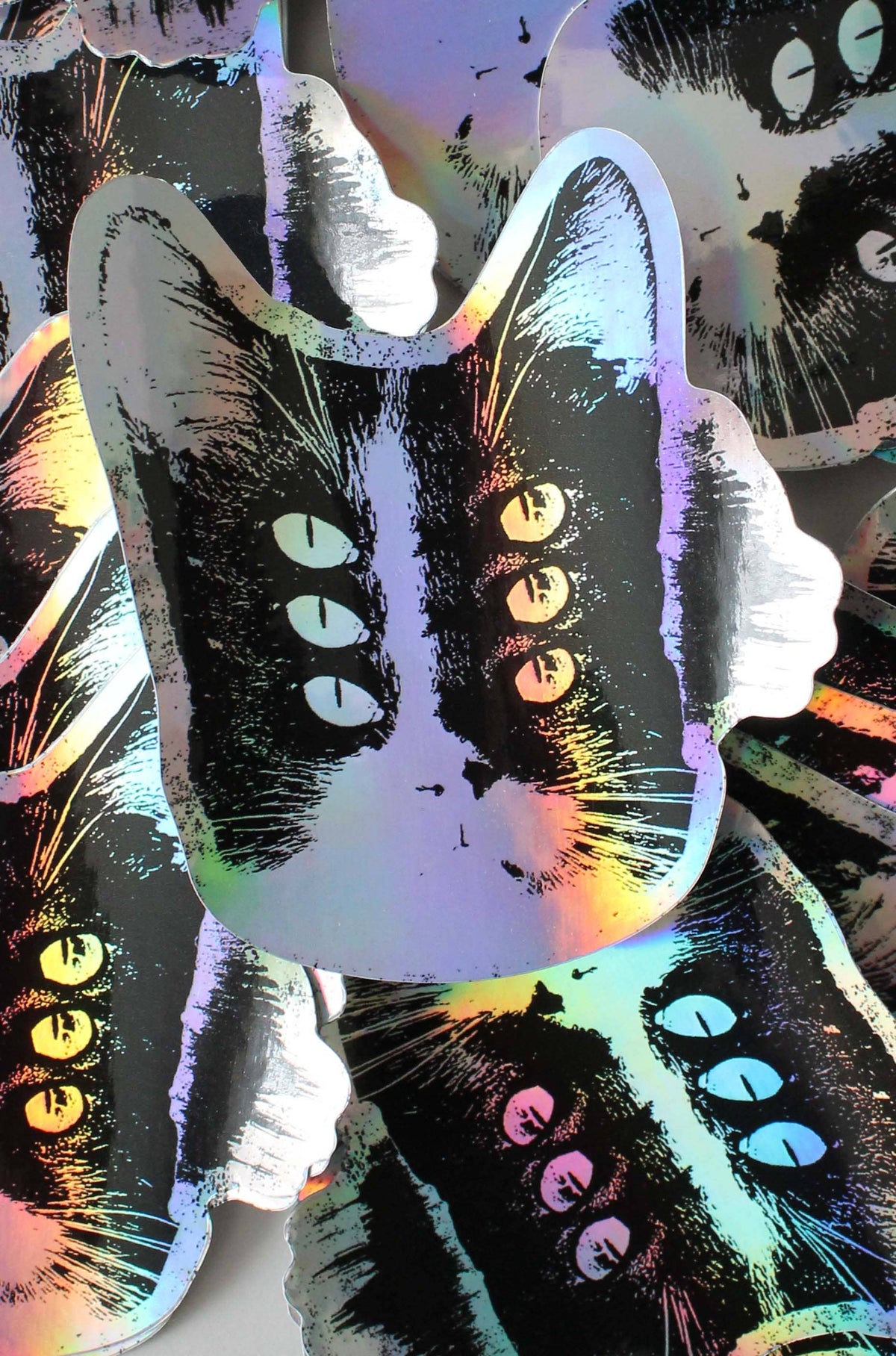 Meow Loop Meow Meow Hologram Sticker – Dots & Loops