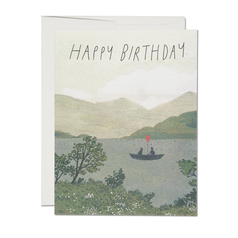 Greeting Cards - Birthday Canoe Card