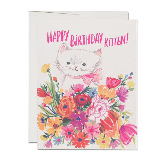 Greeting Cards - Birthday Kitten Card