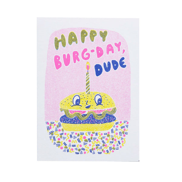 Greeting Cards - Burger Birthday Card