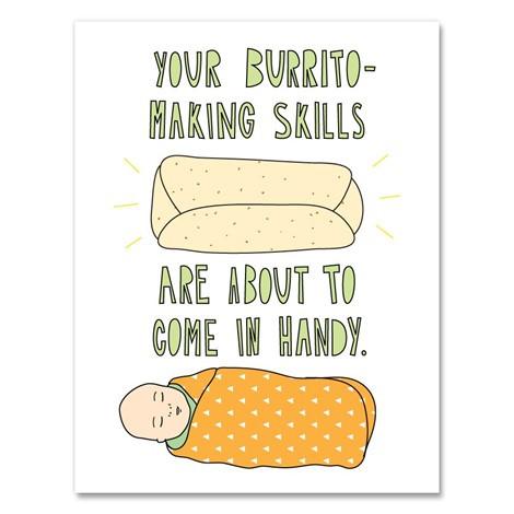 Greeting Cards - Burrito Baby Card