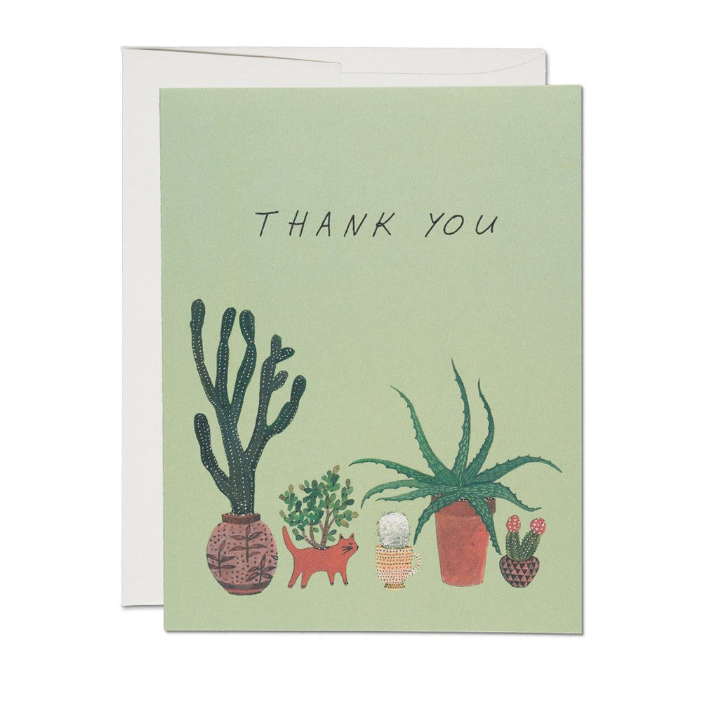Greeting Cards - Cactus Thanks Card